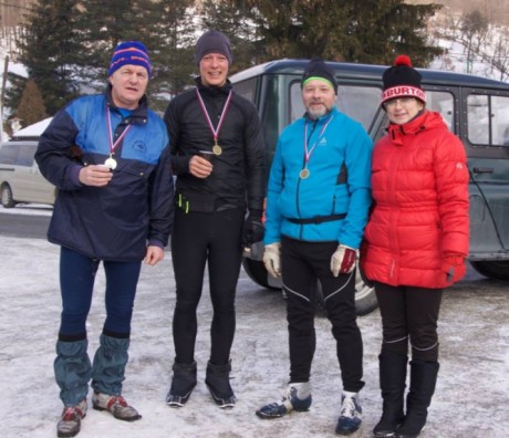 4. traja najrýchlejší s hlavnou organizátorkou p. Kráľovou